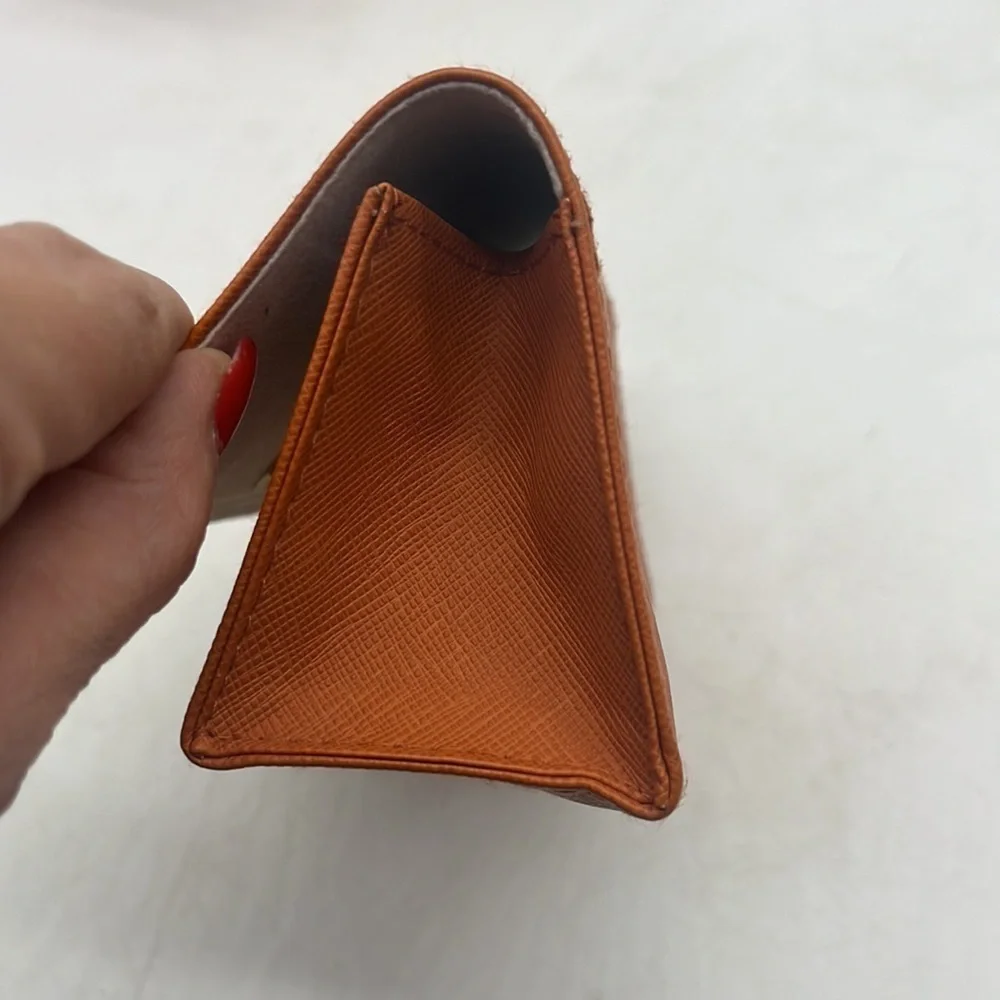 Tory Burch Orange Glasses Case